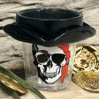 Pirate Hat Shot Glasses 1 ct